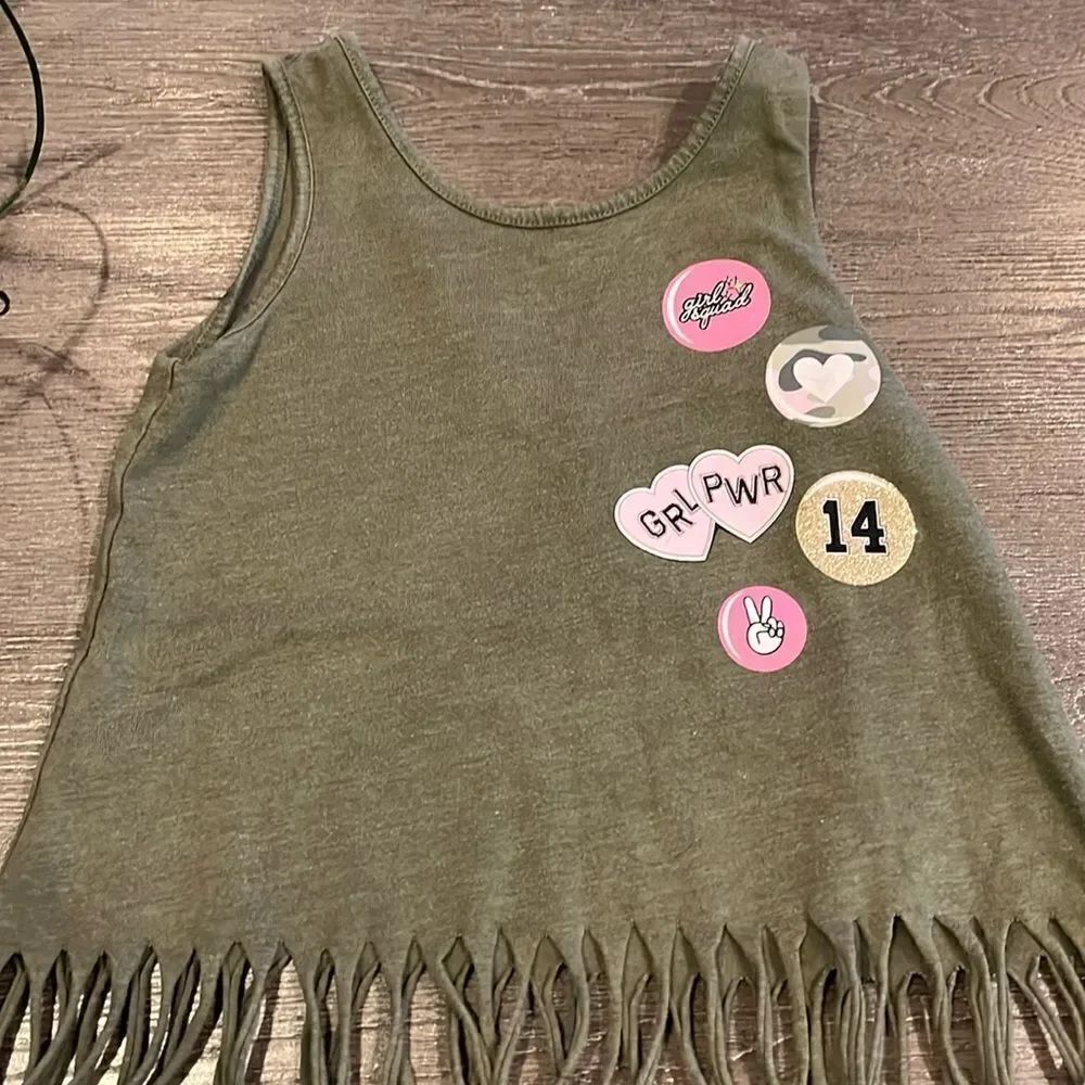 Cute green tank top